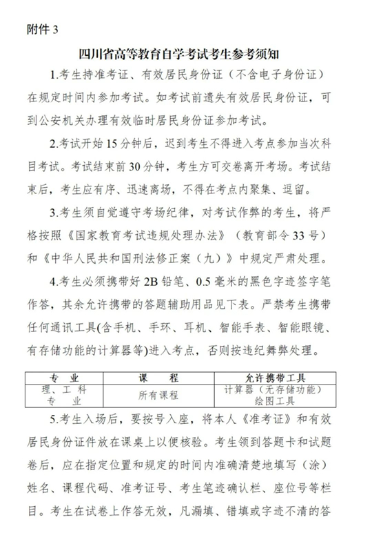 2025年下半年四川省高等教育自学考试新生注册及课程报考通告